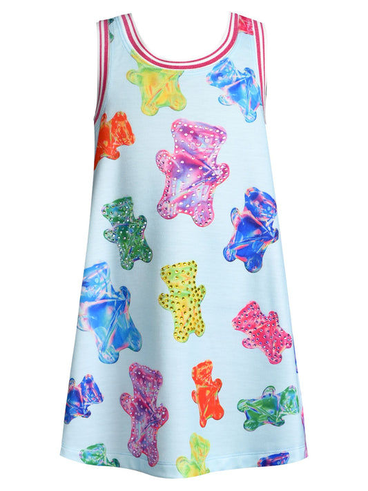 Blue Multi Gummy Bear Dress