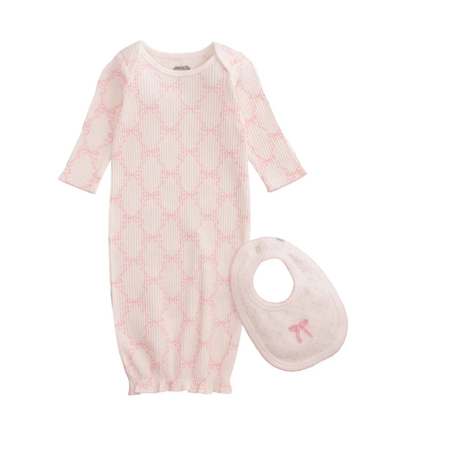 Bow Gown & Bib Set