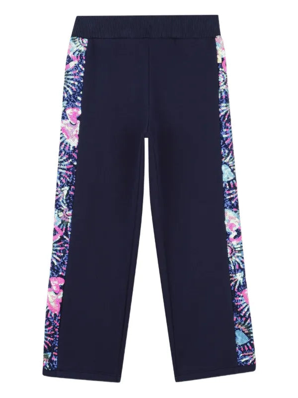 Navy Graphic Stripe Jogging Pants