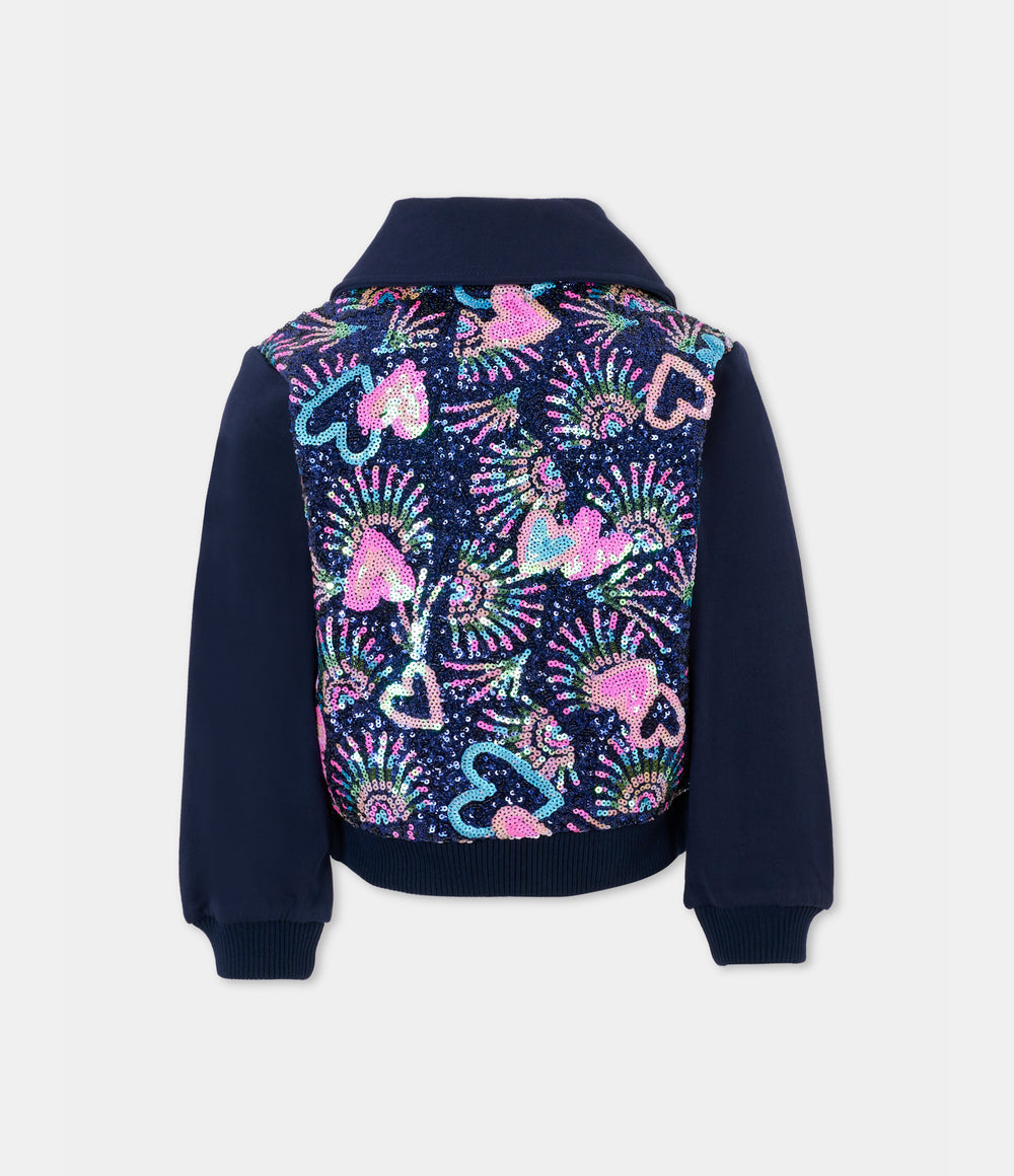 Navy Graphic Back Sweatshirt