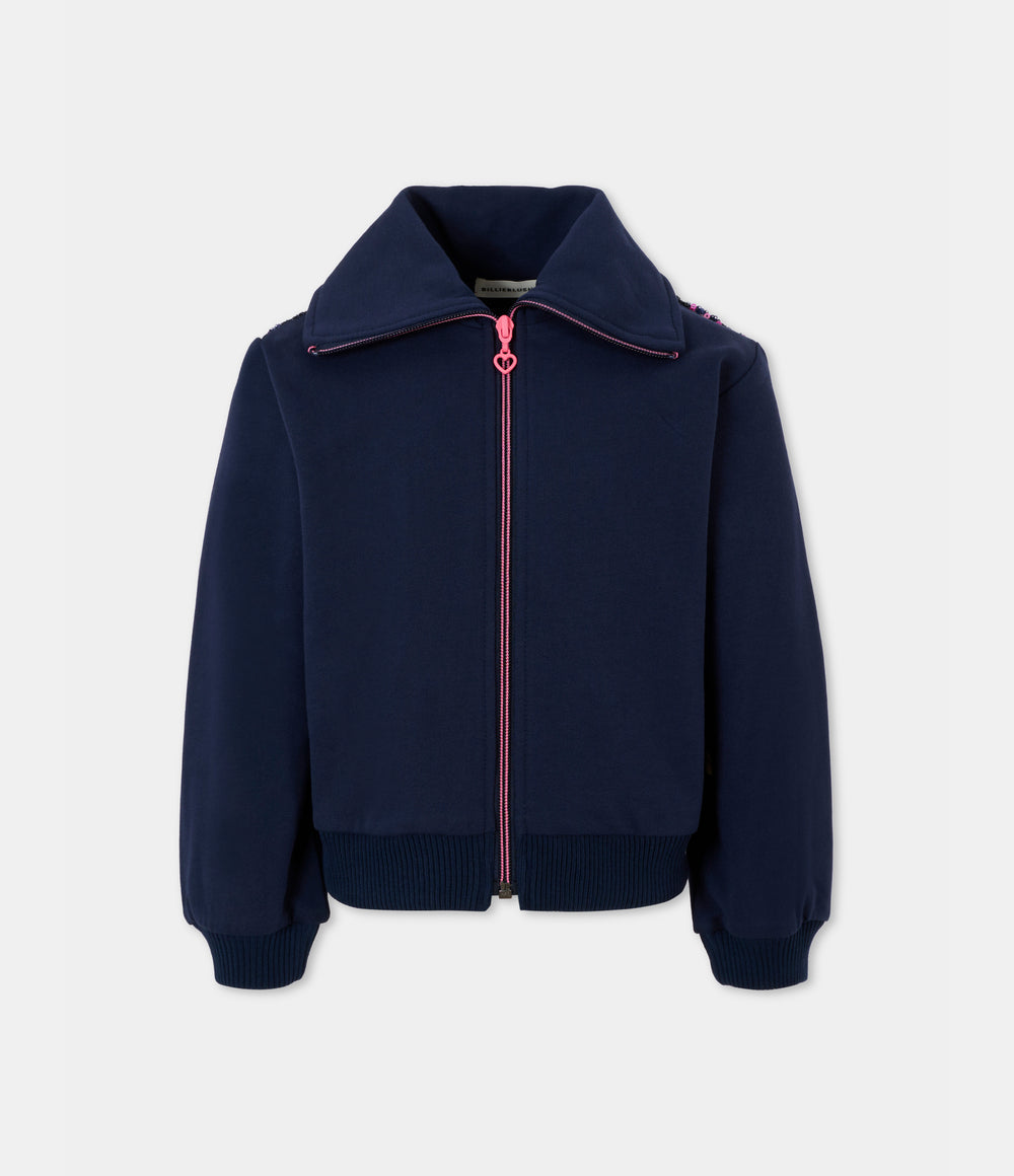 Navy Graphic Back Sweatshirt