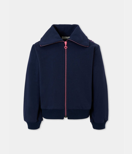 Navy Graphic Back Sweatshirt