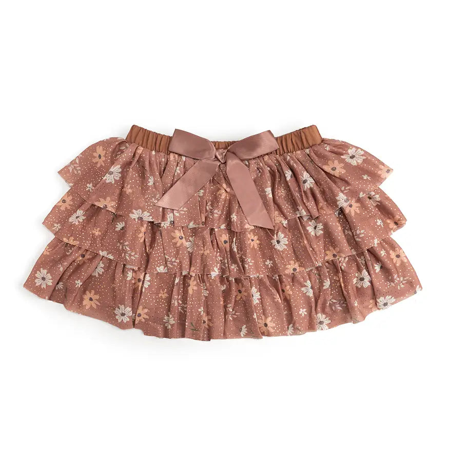 Ditsy Fall Floral Tiered Tutu