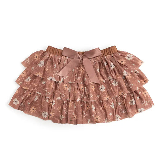 Ditsy Fall Floral Tiered Tutu