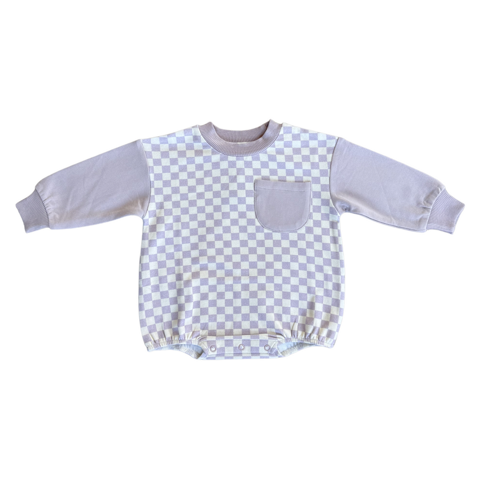 Lavender Checkered Bubble