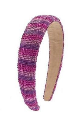 Stripe Fully Crystallized Headband