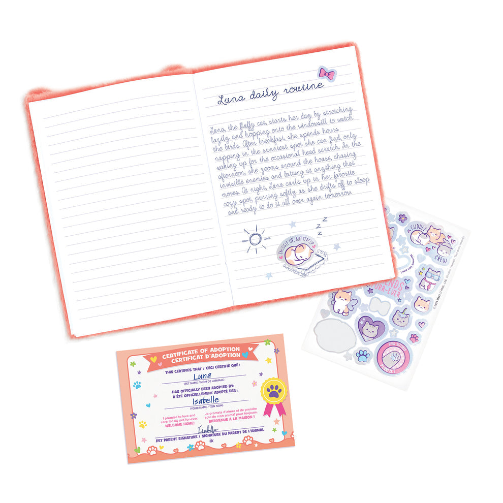 Happy Tails Pet Adoption Journal Cat