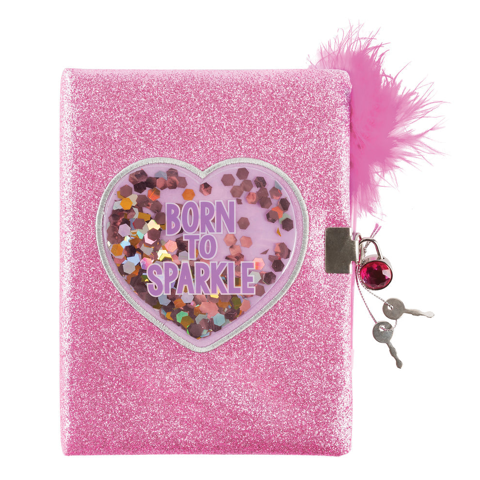 Born To Sparkle Glitter Journal