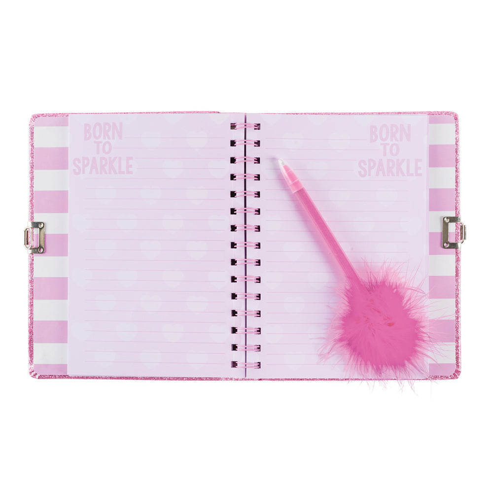 Born To Sparkle Glitter Journal