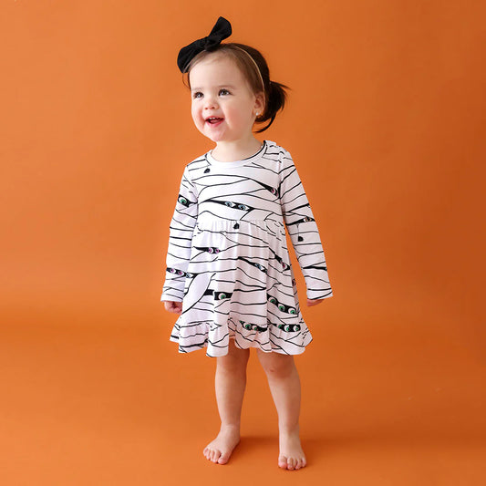 Mummy And Me Ruffle Twirl Bodysuit Dress