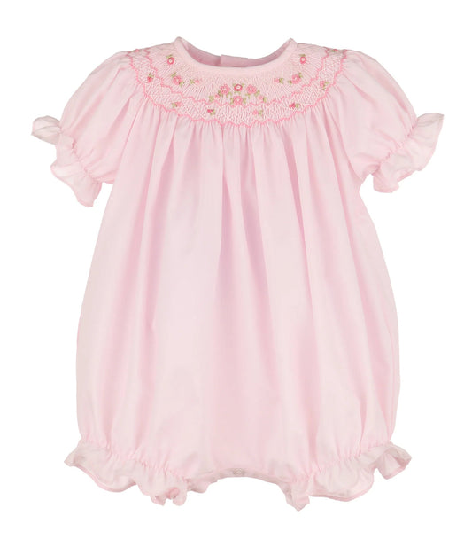 Pink Classic Smocked Bubble
