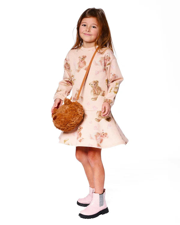 Glittering French Terry Dress