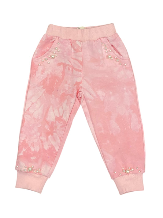 Pearl Trim Tie Dye Jogger