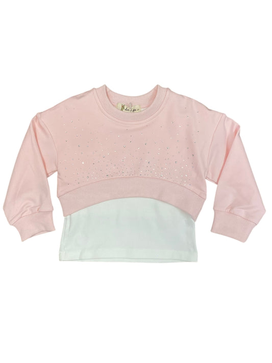 Pink Silver Gem Top