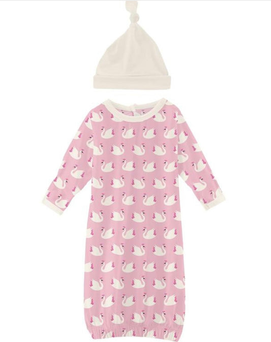 Princess Swan Gown & Hat Set