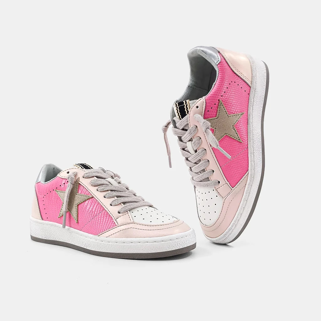 Pink Lizard Sneaker