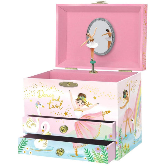 Ballerina/Swan Musical Jewelry Box