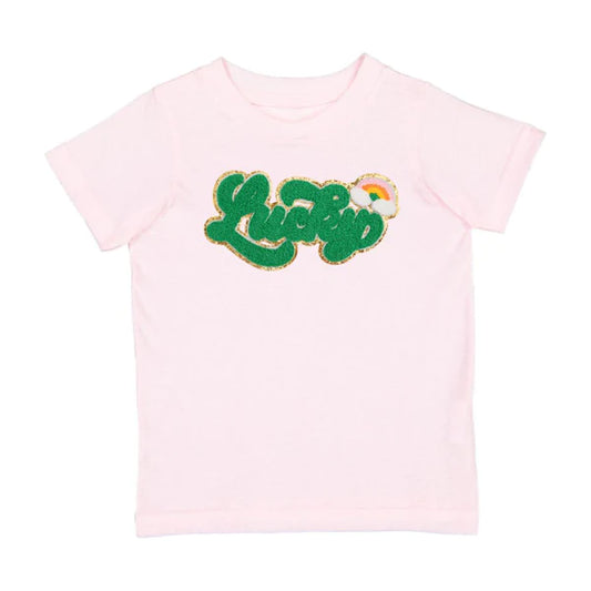 Ballet Lucky Script Patch St. Patrick's Day Shirt