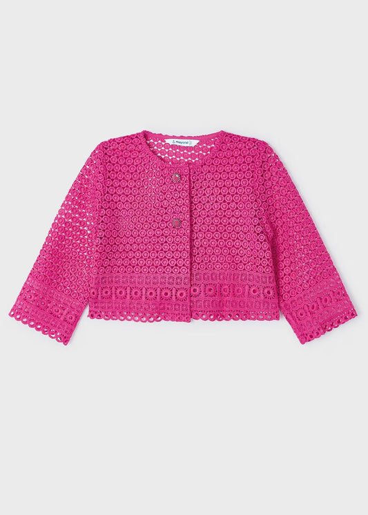 Girls guipure jacket