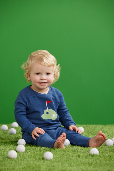 Golf Waffle Baby Outfit