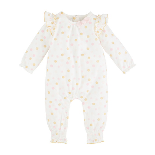 Dot Ruffle Baby Bodysuit