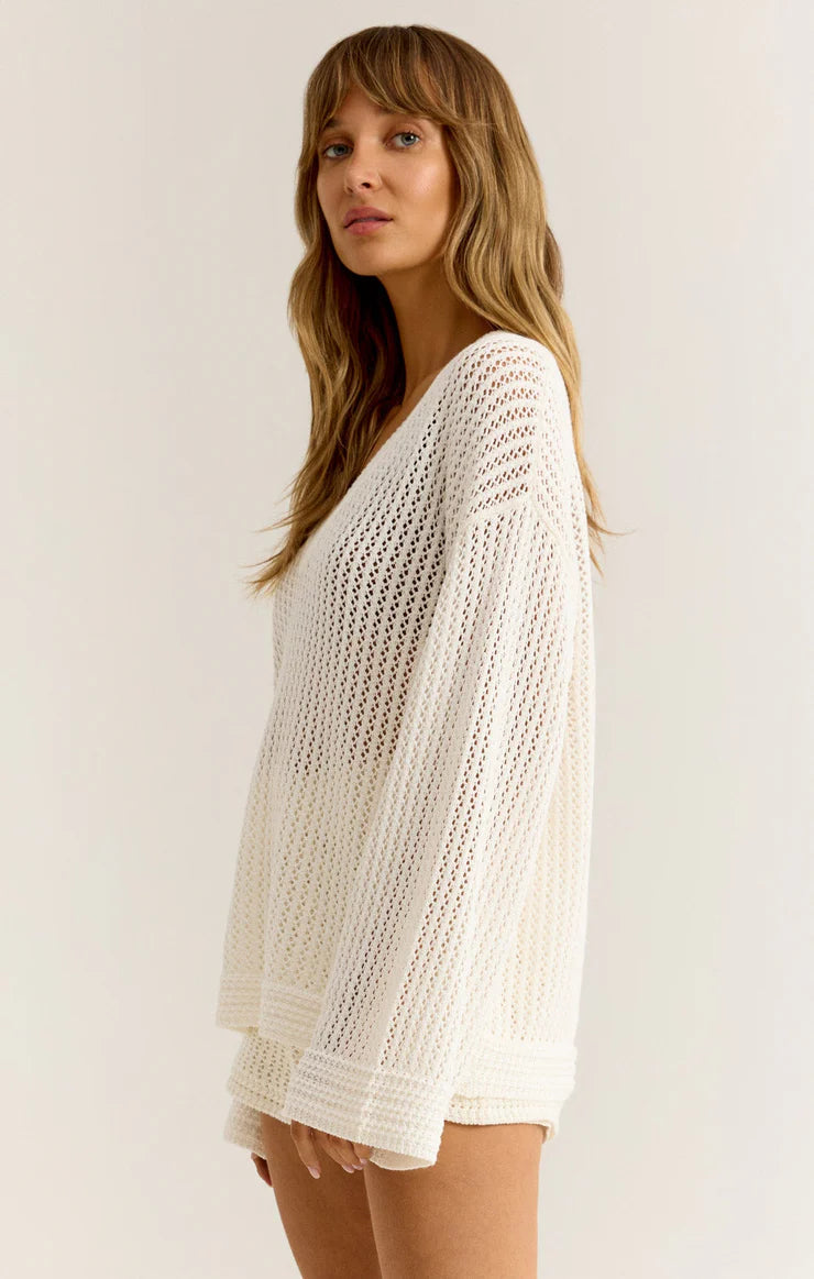 Kiami Crochet Sweater - White
