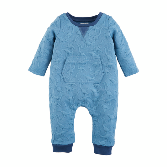 Quilted Dino Baby Bodysuit