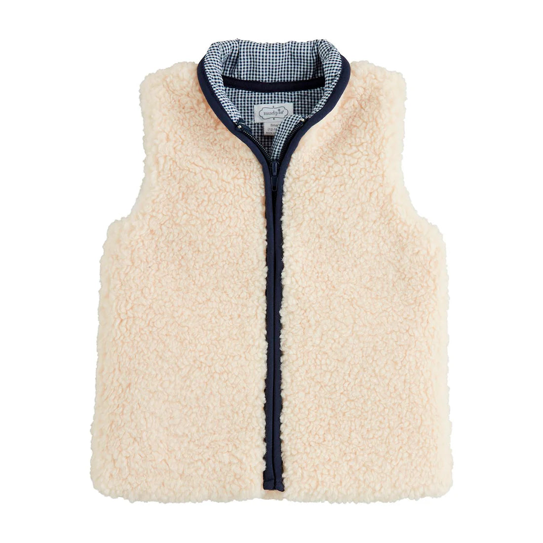 Ivory Sherpa Zip Vest