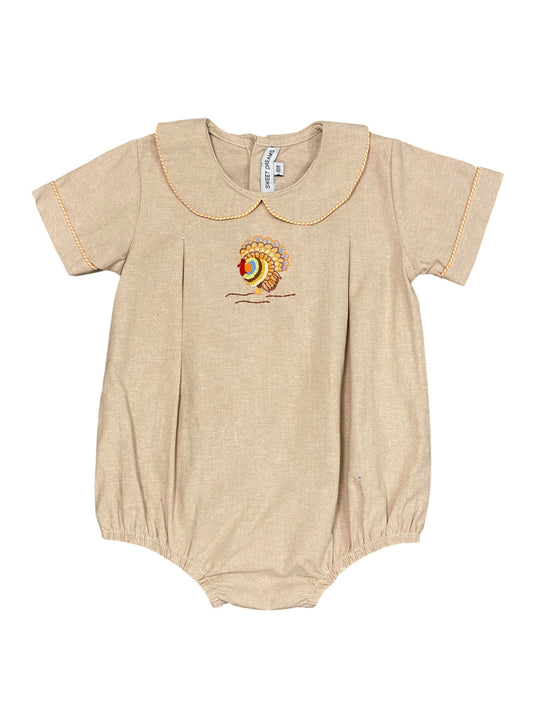 Chambray Turkey Embroidered Bubble