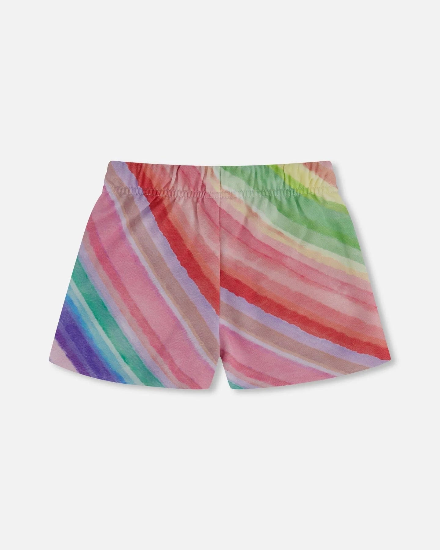 French Terry Rainbow Stripe Short