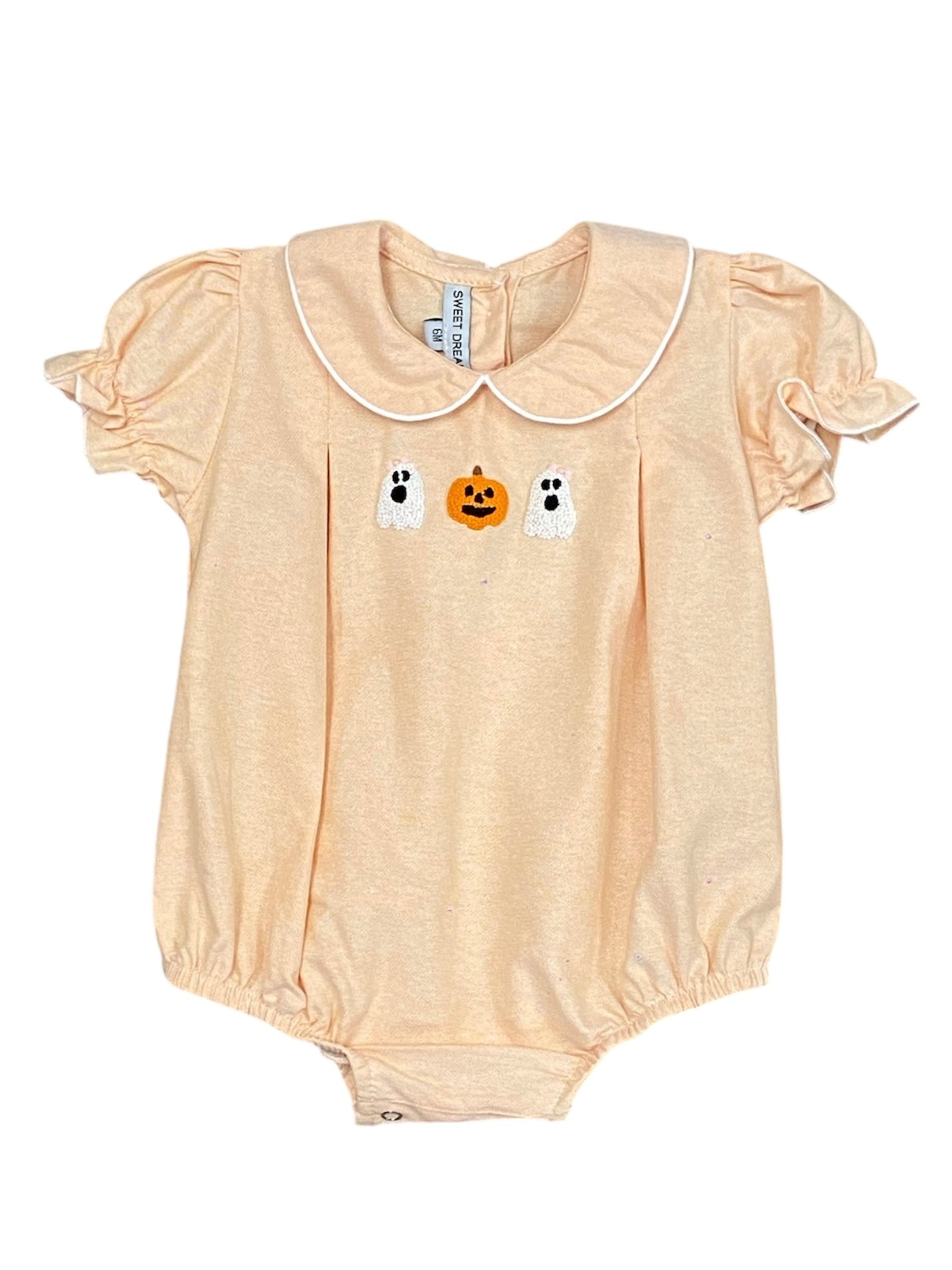 Pumpkin & Ghost Embroidered Bubble