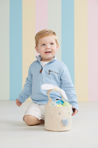 Blue Toddler Quarter Zip