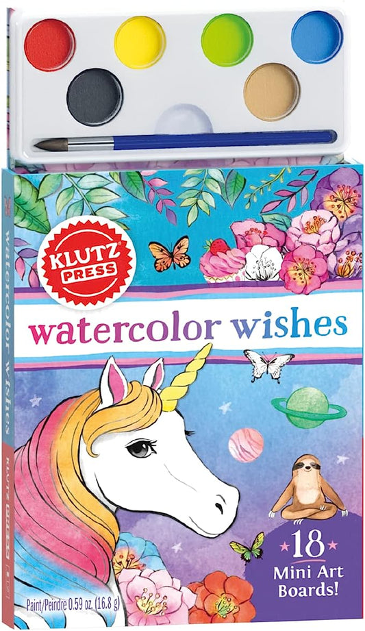 Watercolor Wishes Painting Book