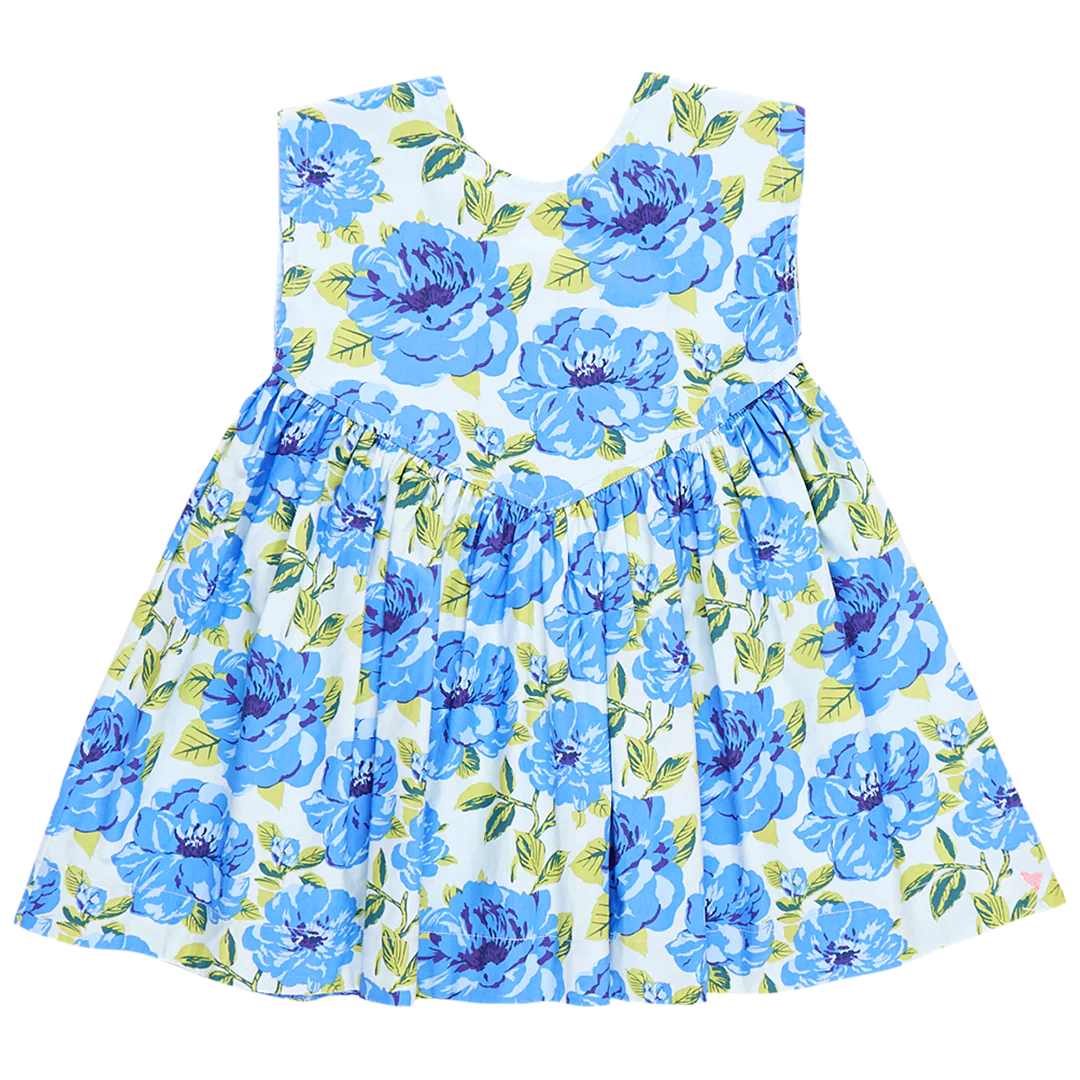 Blue Peonies Gracie Dress