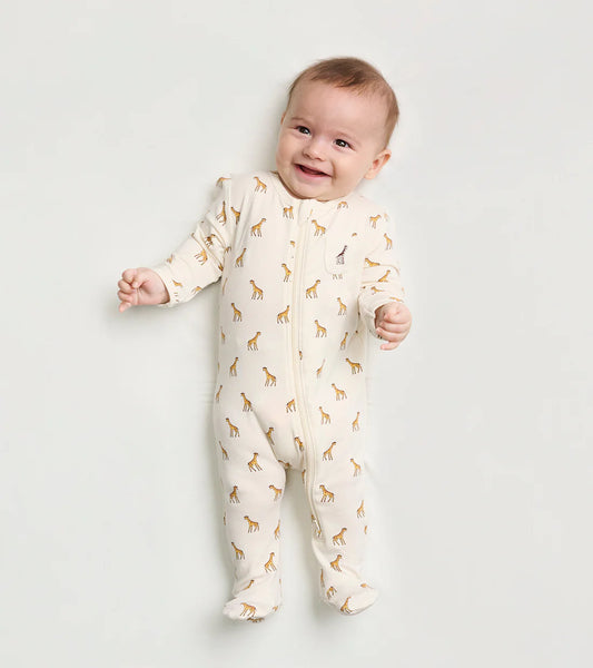 Little Giraffes Footed Sleeper