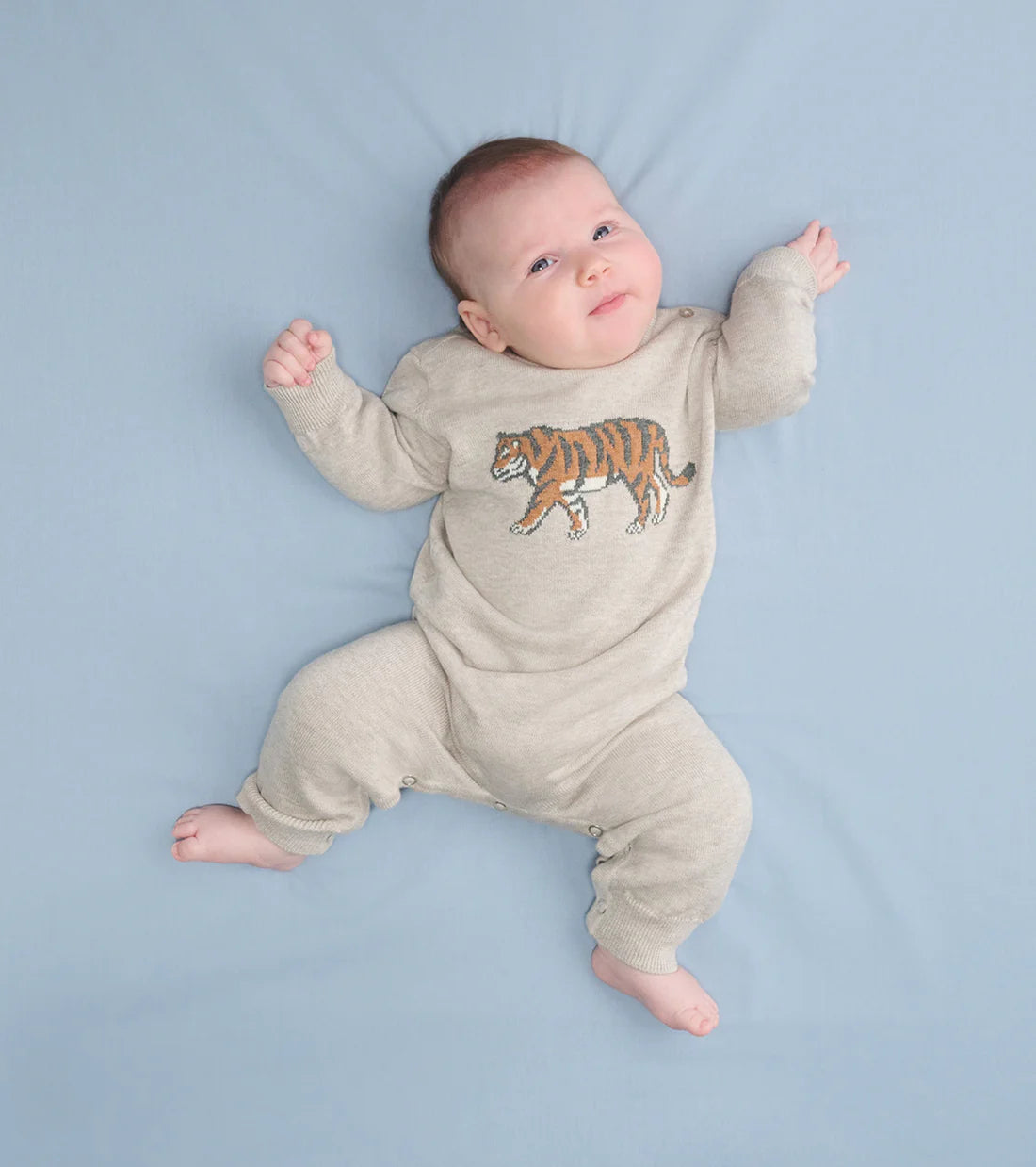 Little Tiger Sweater Romper