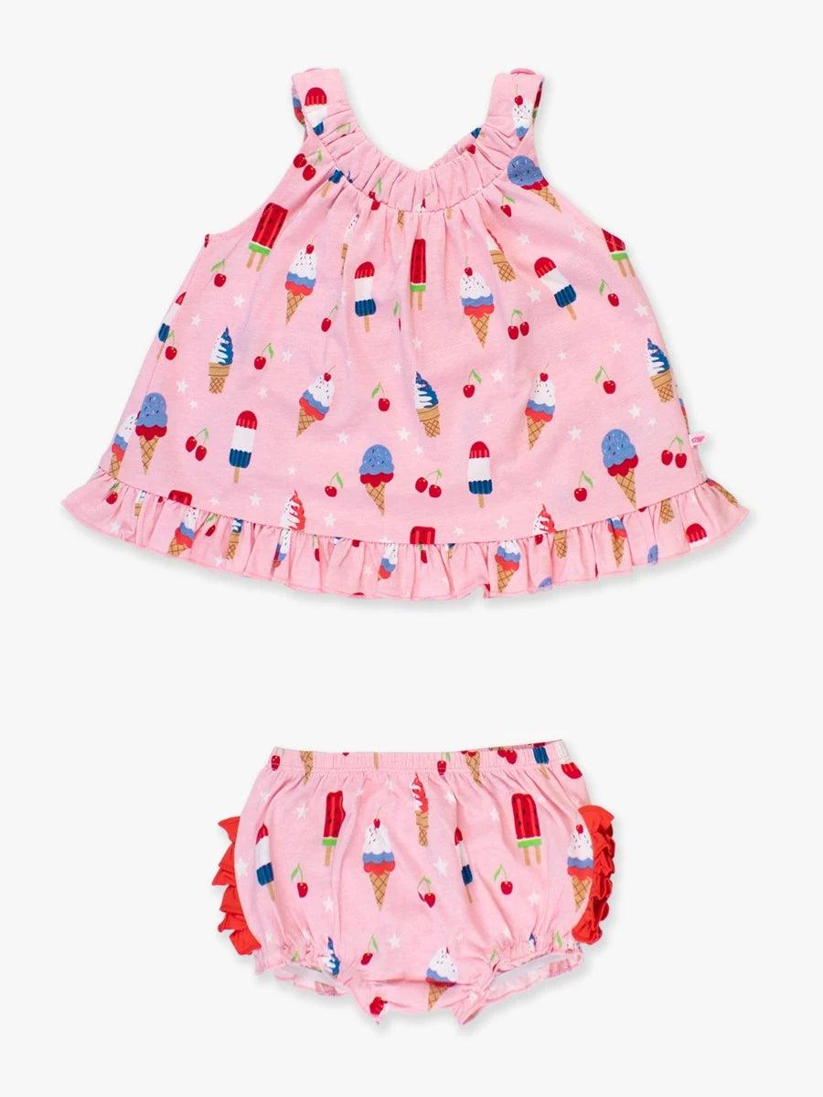 Sweet Freedom Knit Swing Top & Bloomer Set