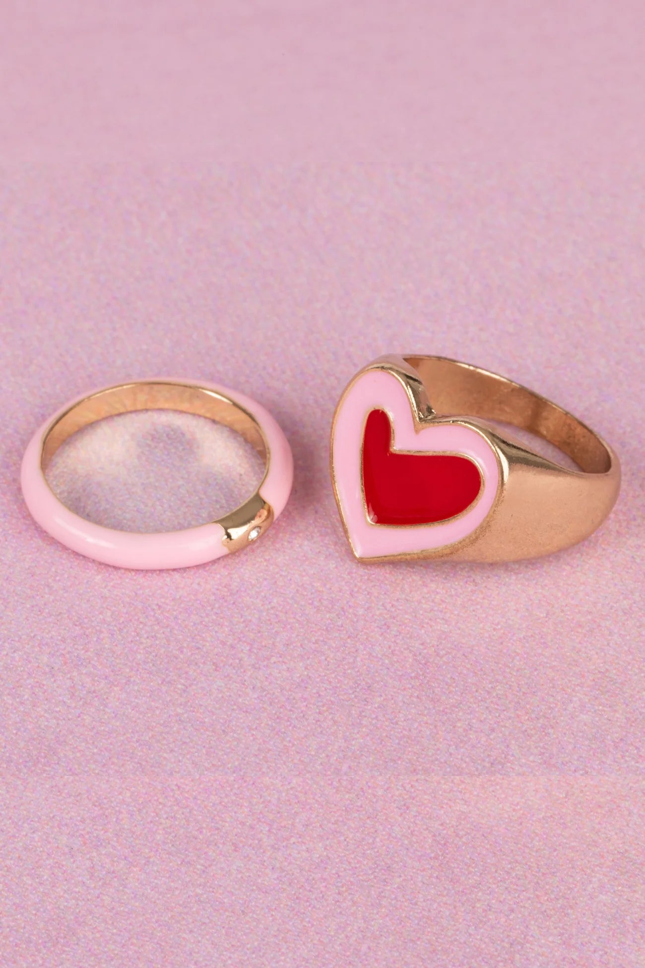 Boutique Chic Tickled Pink Rings