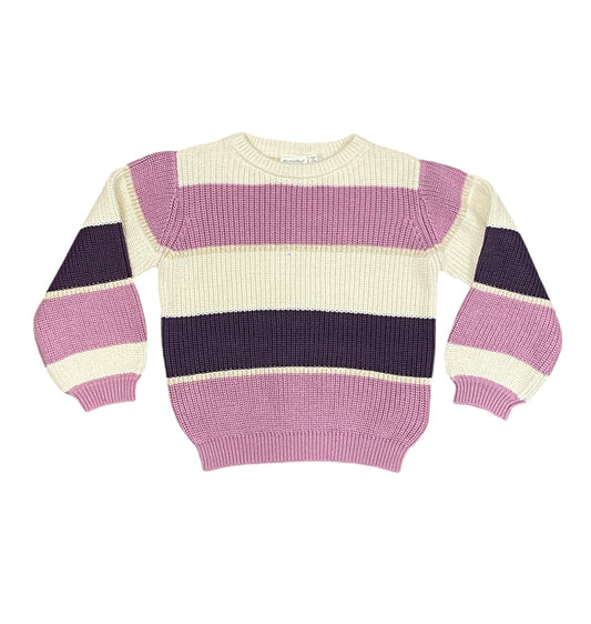 Purple Stripe Sweater