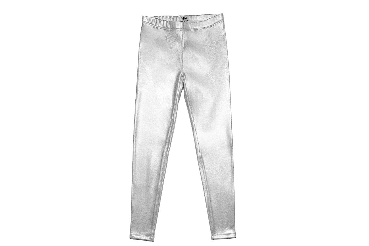 Silver Glitter Legging