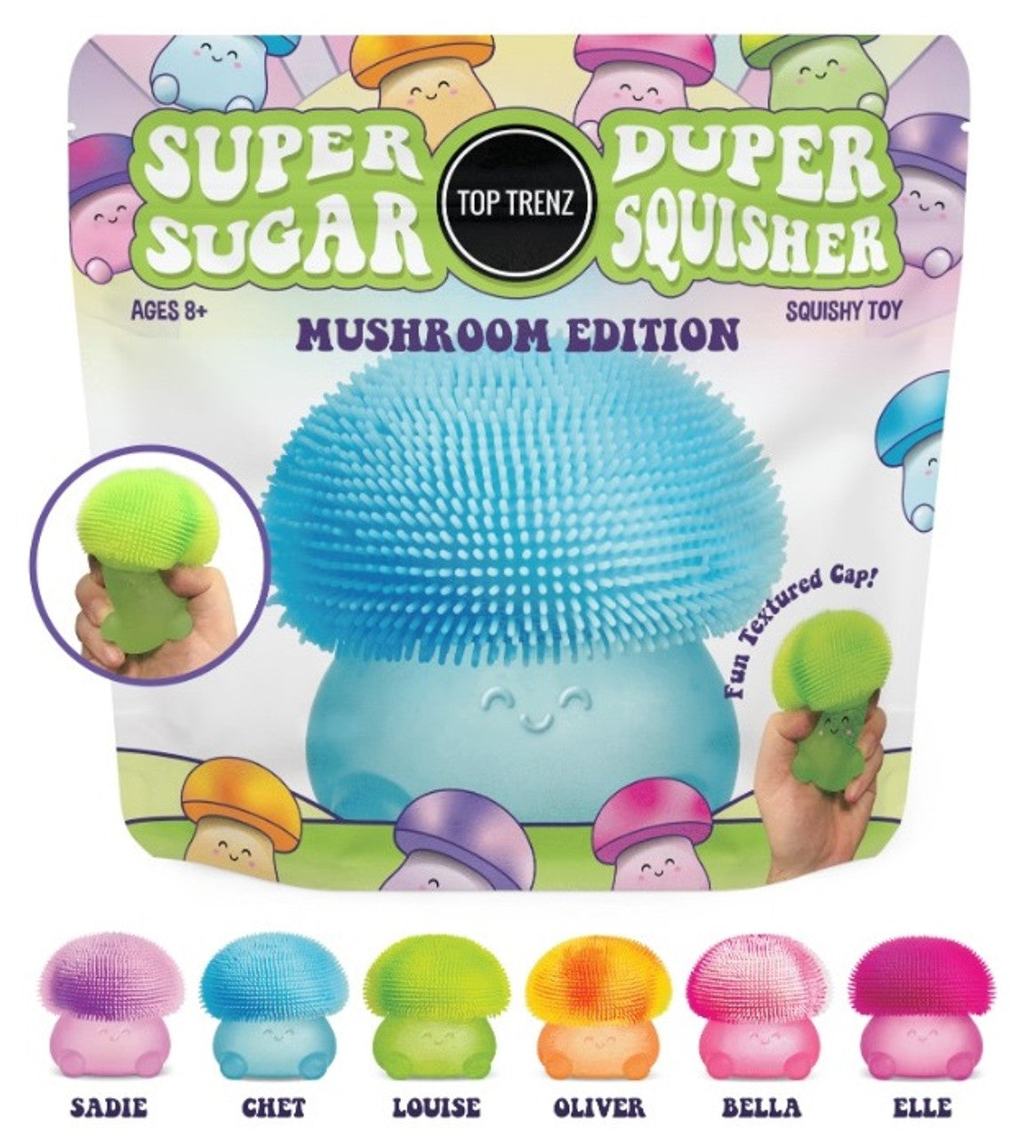 Super Duper Mushroom Squisher Toy