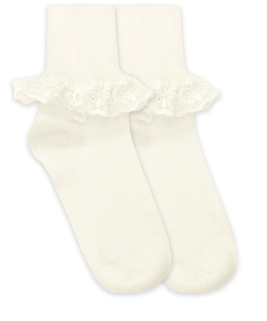 Pearl Chantilly Lace Socks