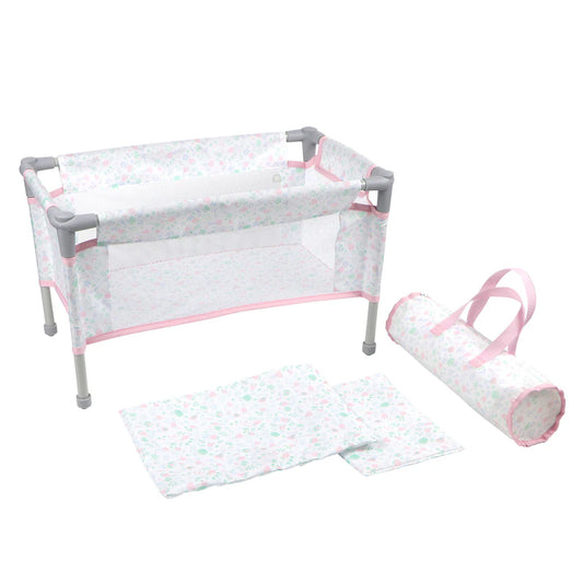 Folding Doll Crib/Playpen W/ Travel Bag