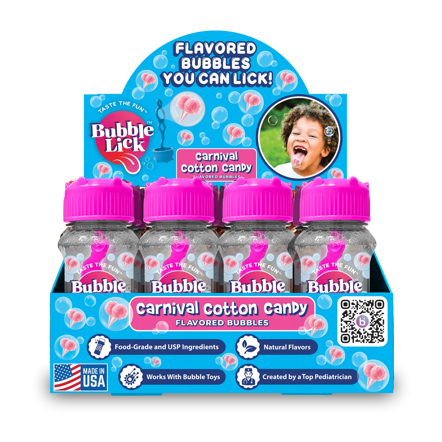 BubbleLick Cotton Candy Flavored Bubbles