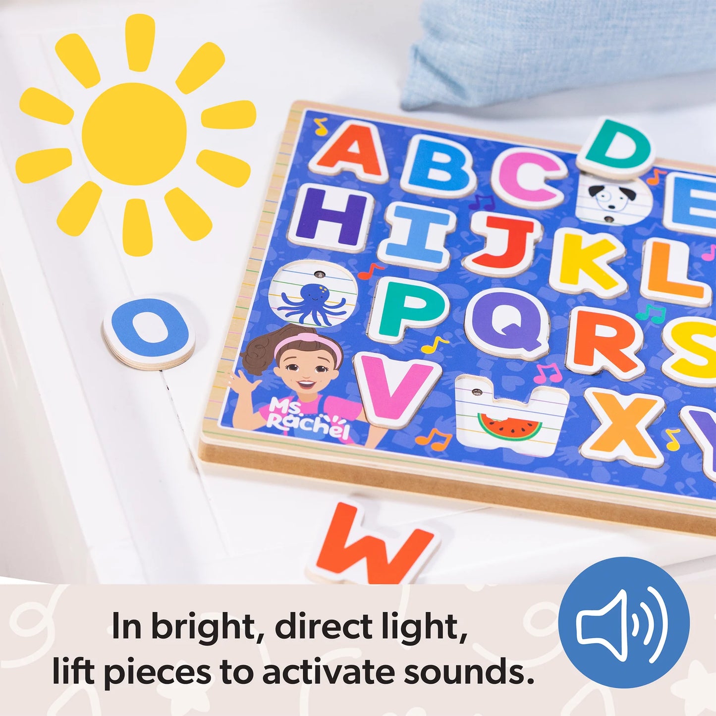 Ms. Rachel™ Wooden Phonics Alphabet Sound Puzzle