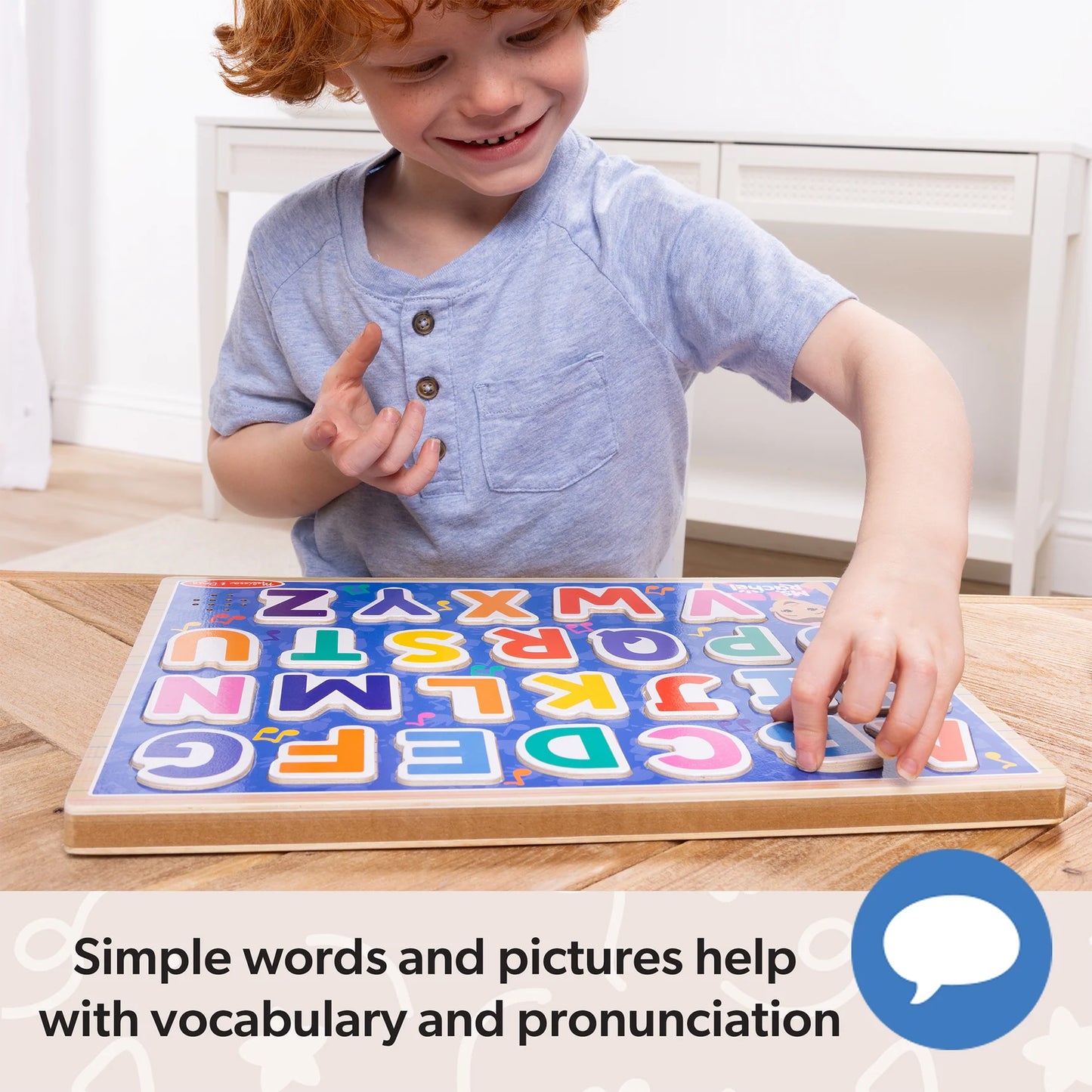 Ms. Rachel™ Wooden Phonics Alphabet Sound Puzzle