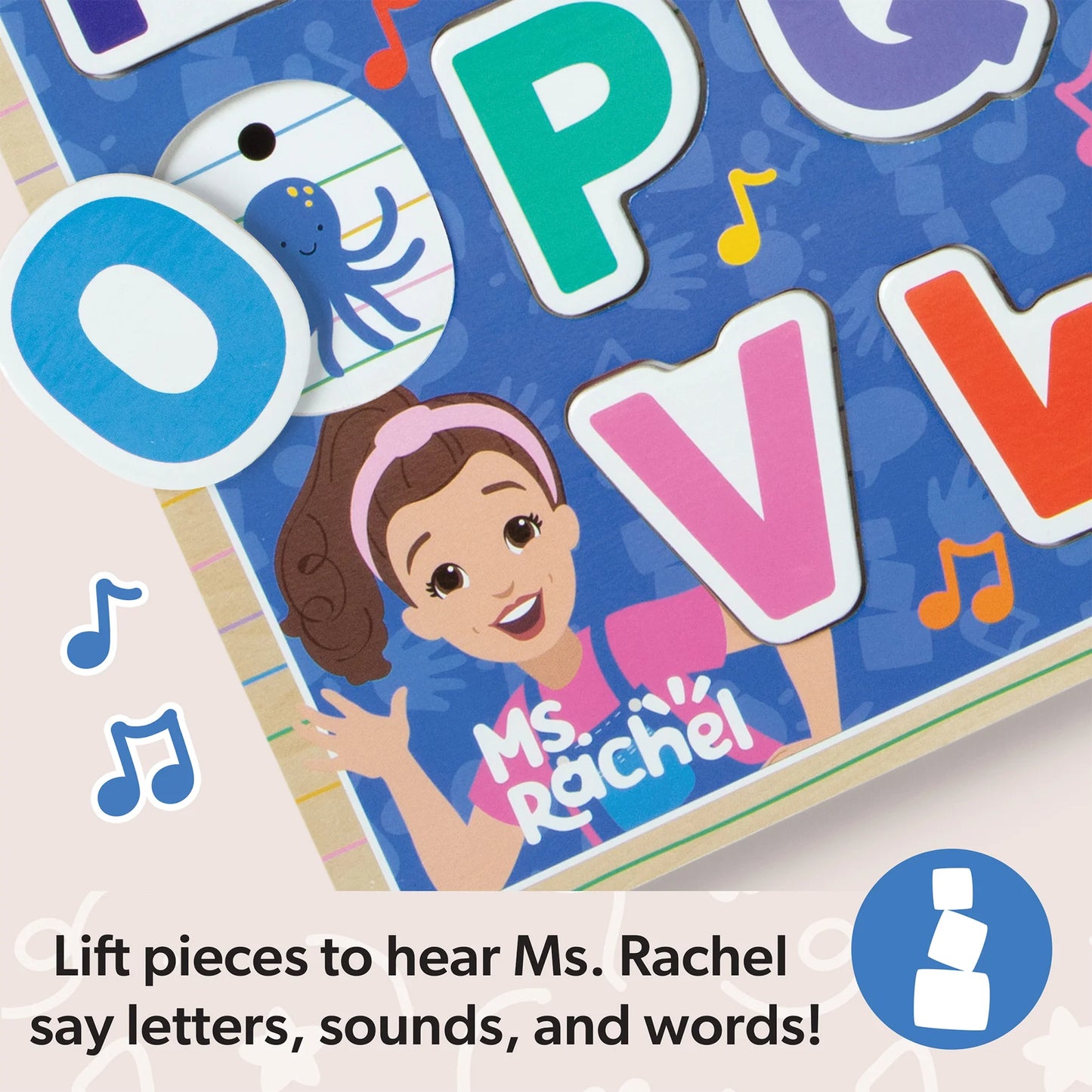 Ms. Rachel™ Wooden Phonics Alphabet Sound Puzzle