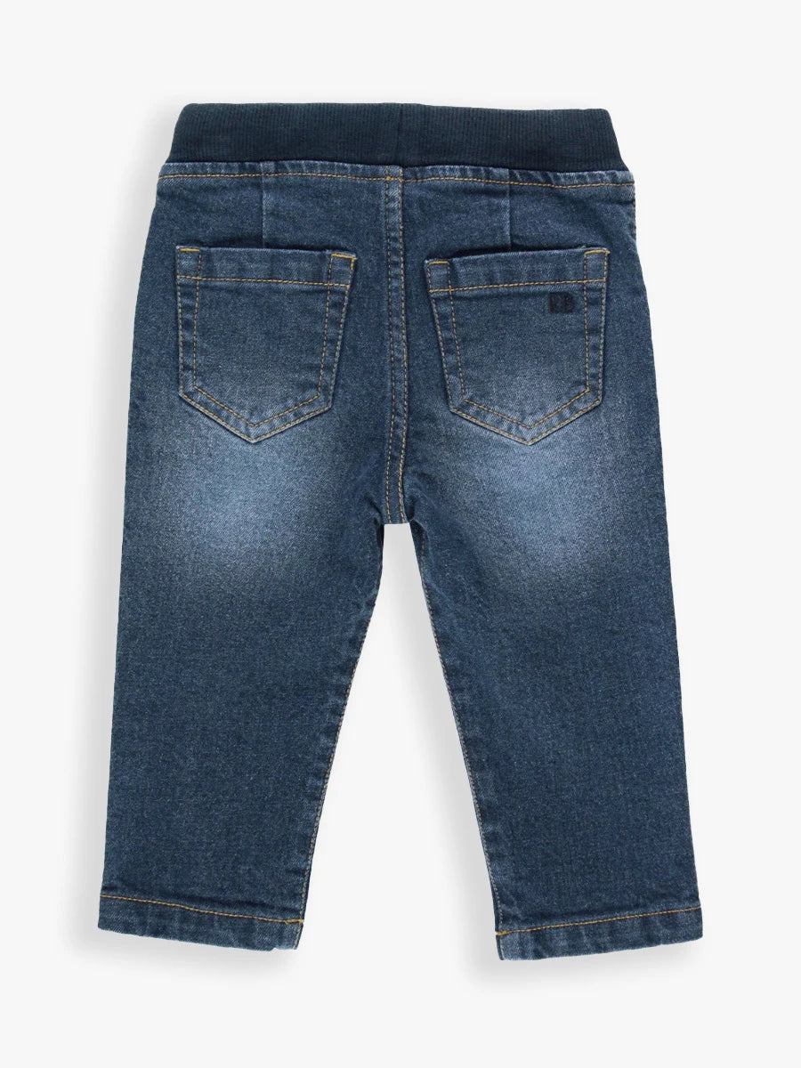 Medium Wash Pull-On Jeans