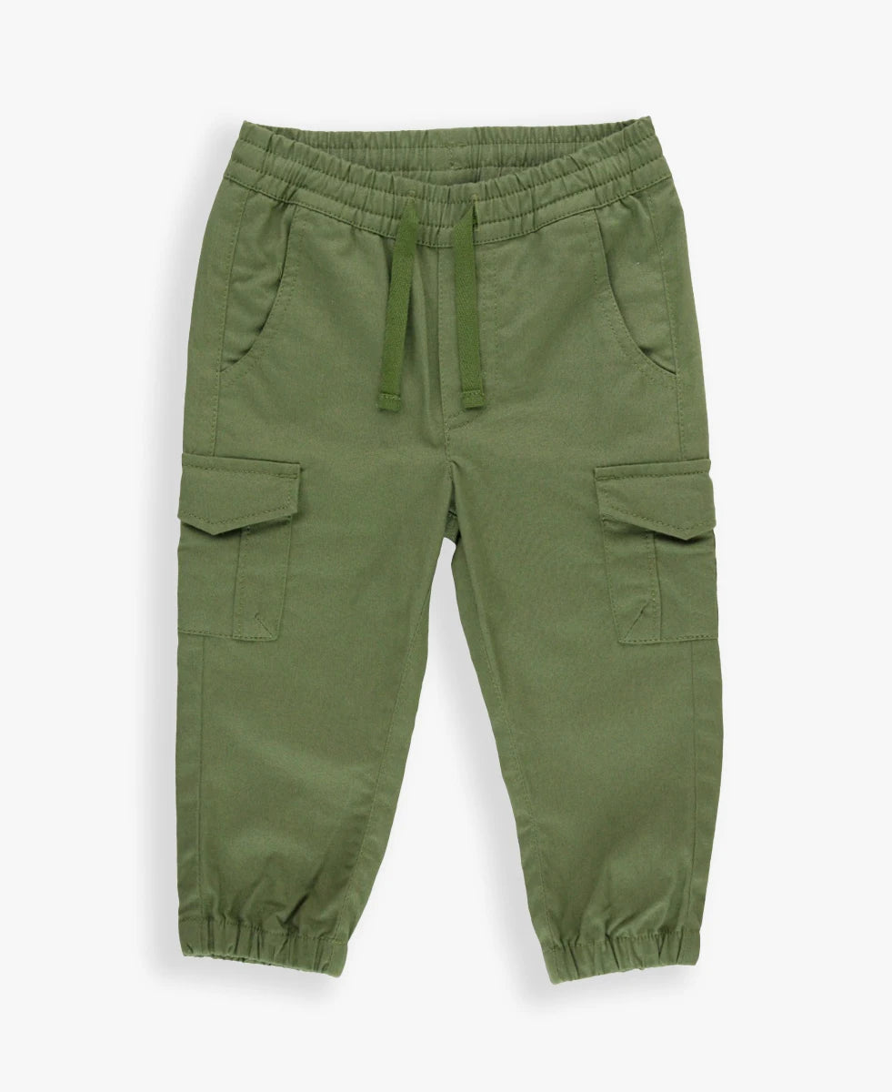 Dusty Olive Cargo Joggers