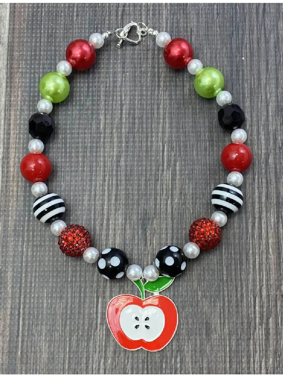 Apple Slice Chunky Necklace